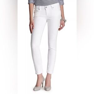 PAIGE Skyline Ankle Peg jeans in Optic White